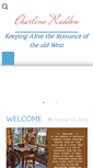Mobile Screenshot of charleneraddon.com