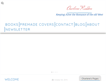 Tablet Screenshot of charleneraddon.com